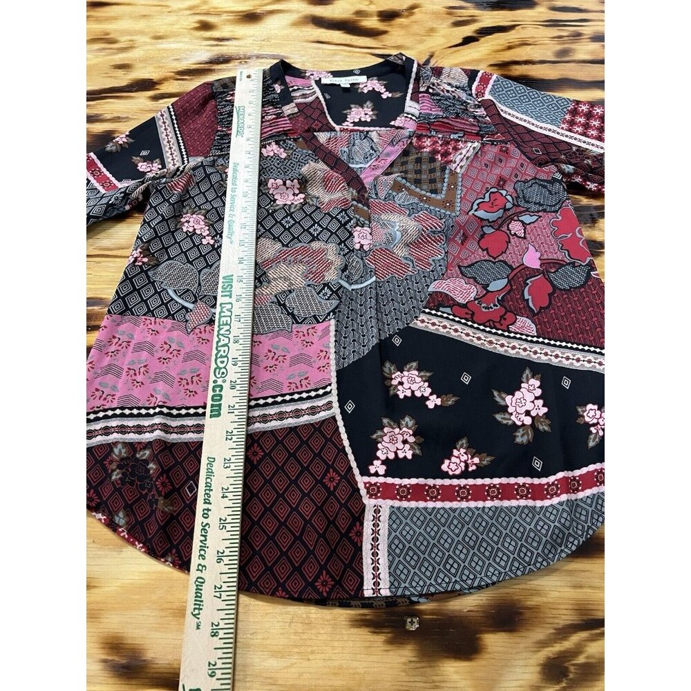 Floral Patchwork Blouse - image 4